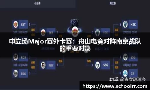 中立场Major赛外卡赛：舟山电竞对阵南京战队的重要对决